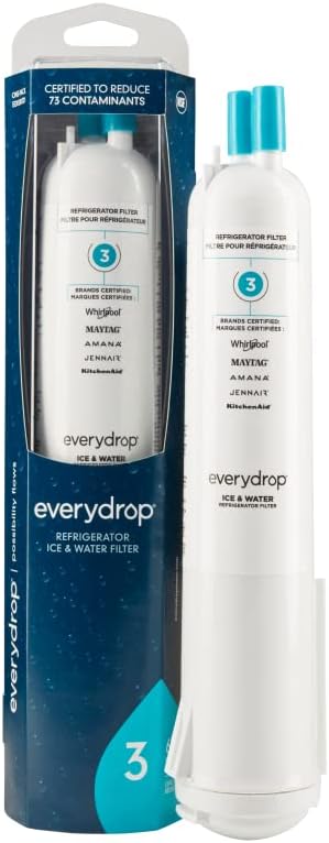 everydrop by Whirlpool Ice and Water Refrigerator Filter 3, EDR3RXD1, Single-Pack